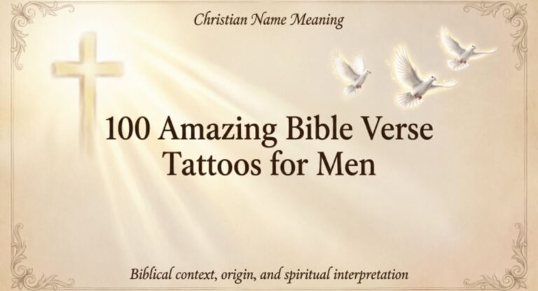 100 Amazing Bible Verse Tattoos for Men