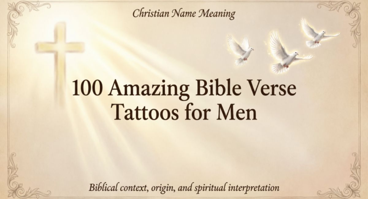 100 Amazing Bible Verse Tattoos for Men