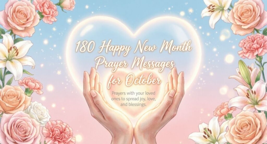 180 Happy New Month Prayer Messages for October