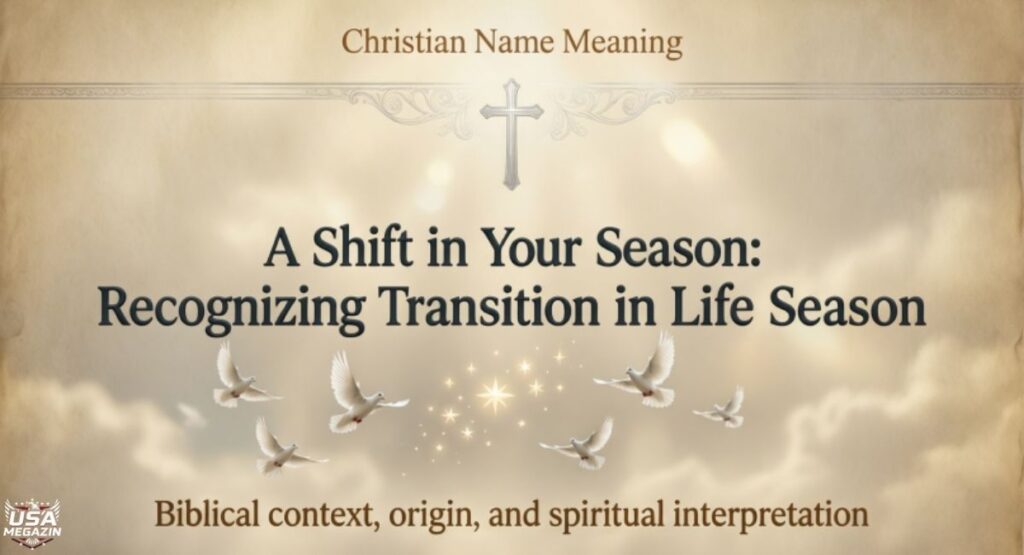 4. A Shift in Your Season: Recognizing Transition in Life Season