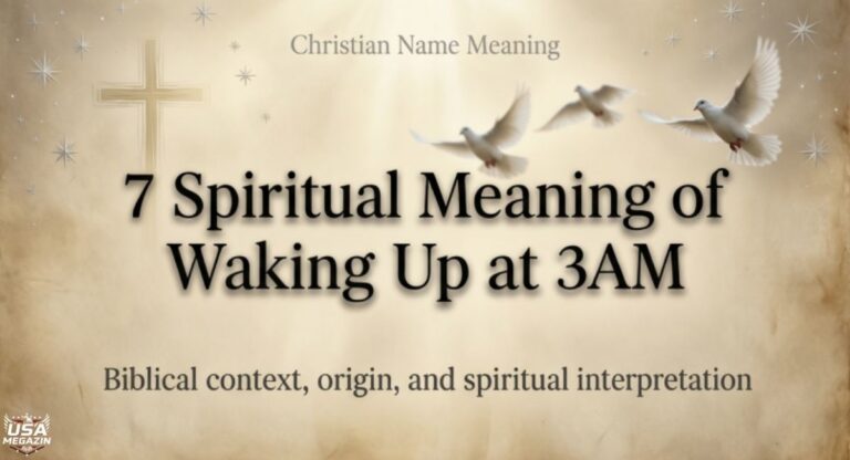 7 spiritual meaning of waking up at 3am