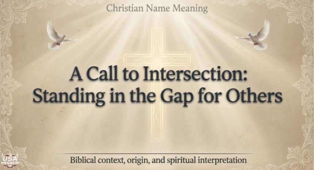 7. A Call to Intercession: Standing in the Gap for Others