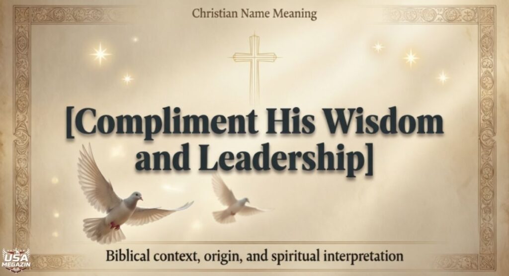 Compliment His Wisdom and Leadership