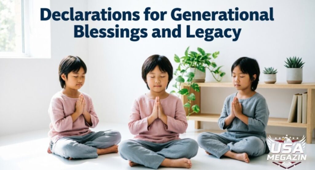 Declarations for Generational Blessings and Legacy