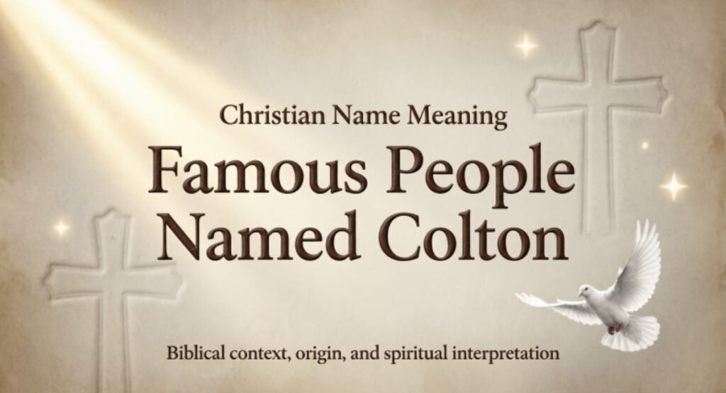 Famous People Named Colton