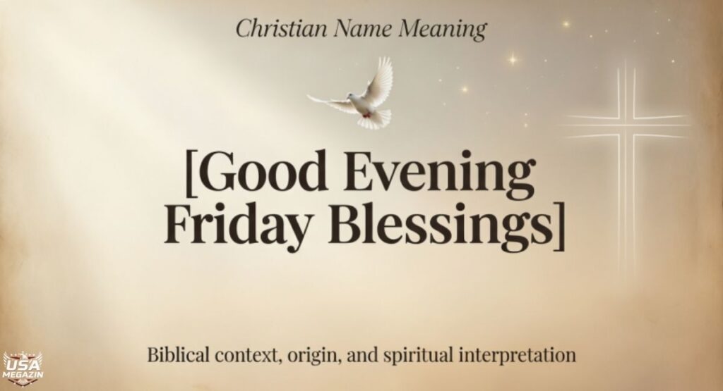 Good Evening Friday Blessings