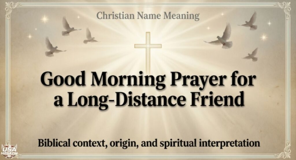 Good Morning Prayer for a Long-Distance Friend