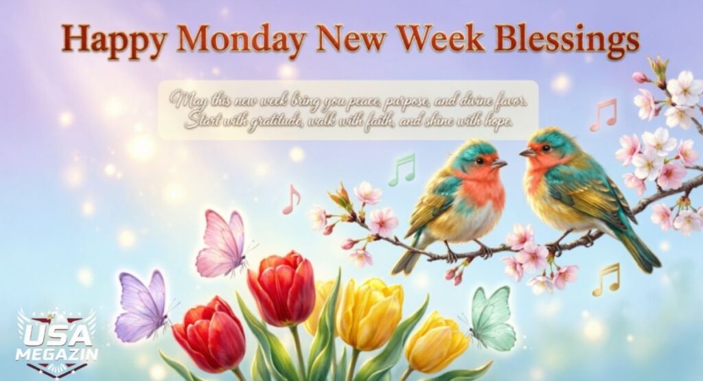 Happy Monday New Week Blessings