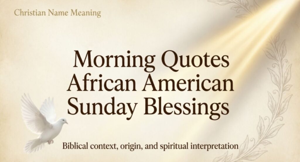 Morning Quotes African American Sunday Blessings (1)