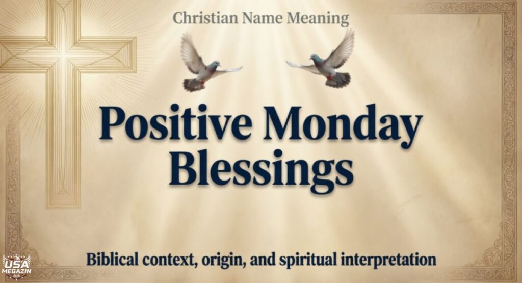 Positive Monday Blessings