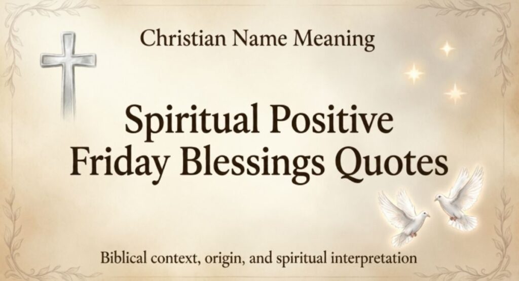 Spiritual Positive Friday Blessings Quotes