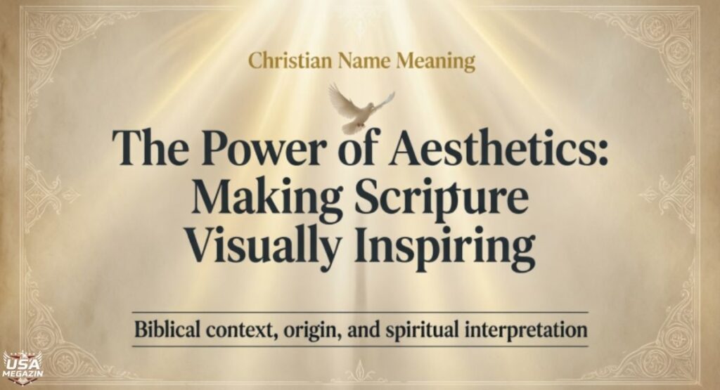 The Power of Aesthetics: Making Scripture Visually Inspiring