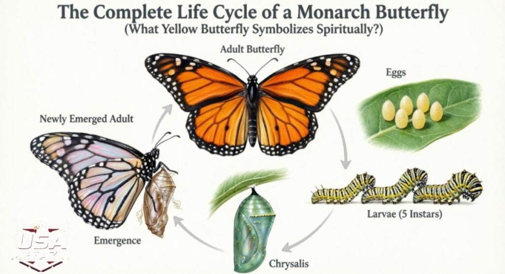 What Yellow Butterfly Symbolizes Spiritually?