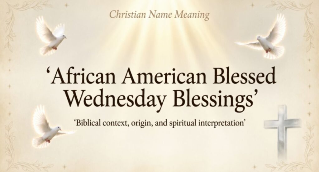 African American Blessed Wednesday Blessings