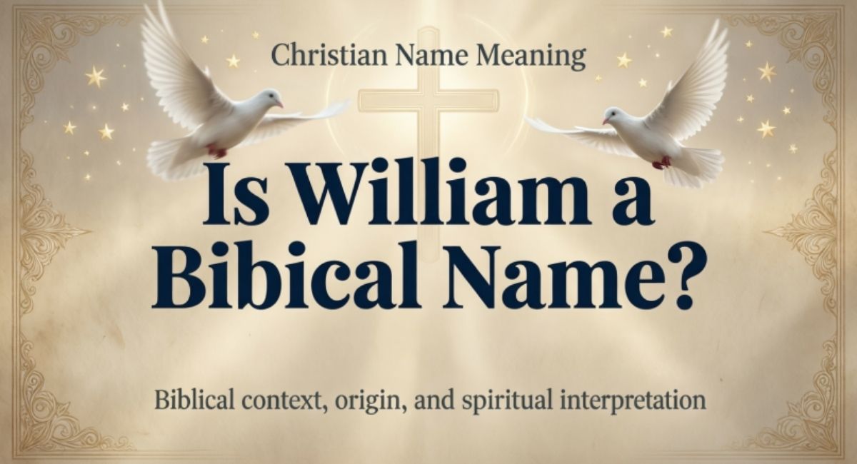 is william a biblical name