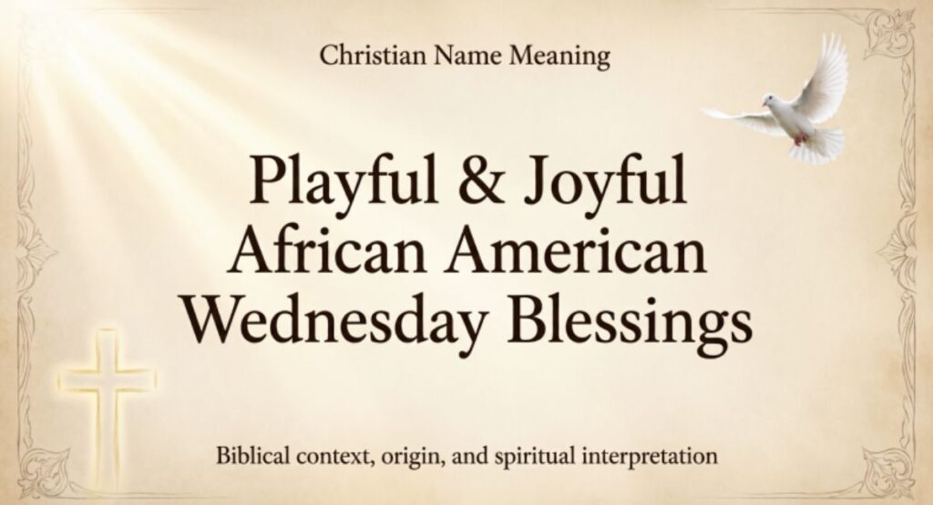 Playful & Joyful African American Wednesday Blessings