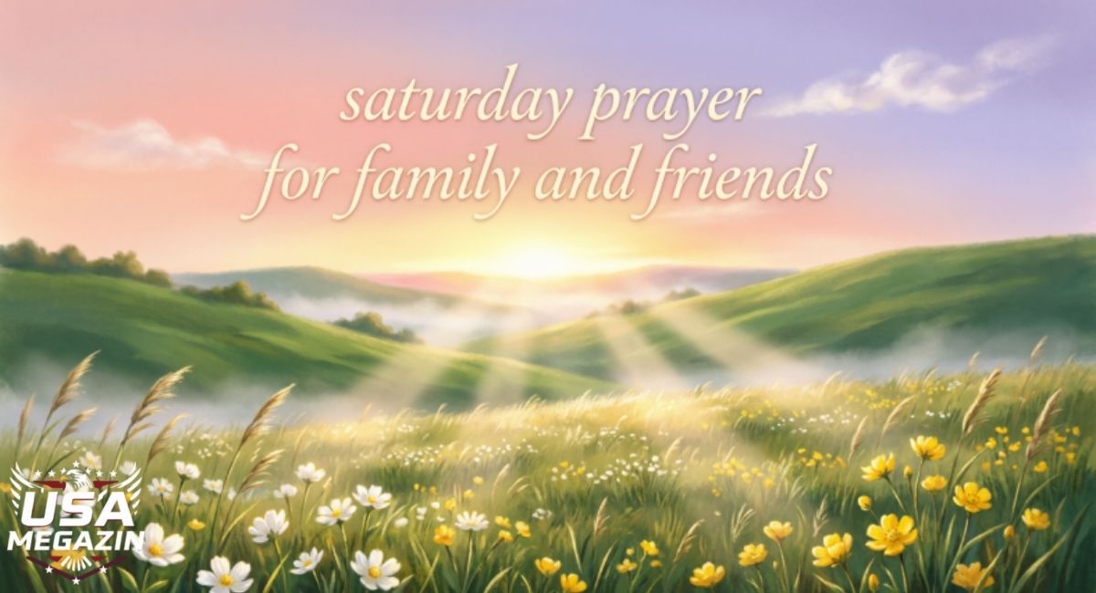 saturday prayer for family and friends