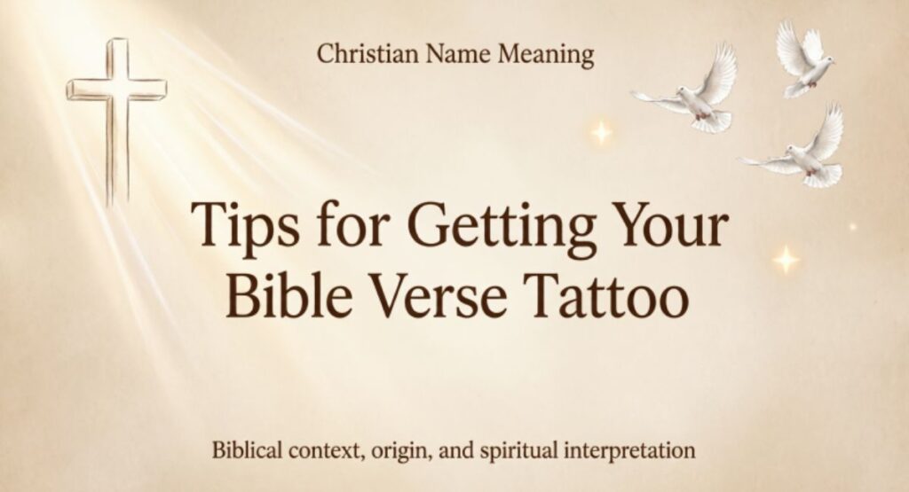 Tips for Getting Your Bible Verse Tattoo