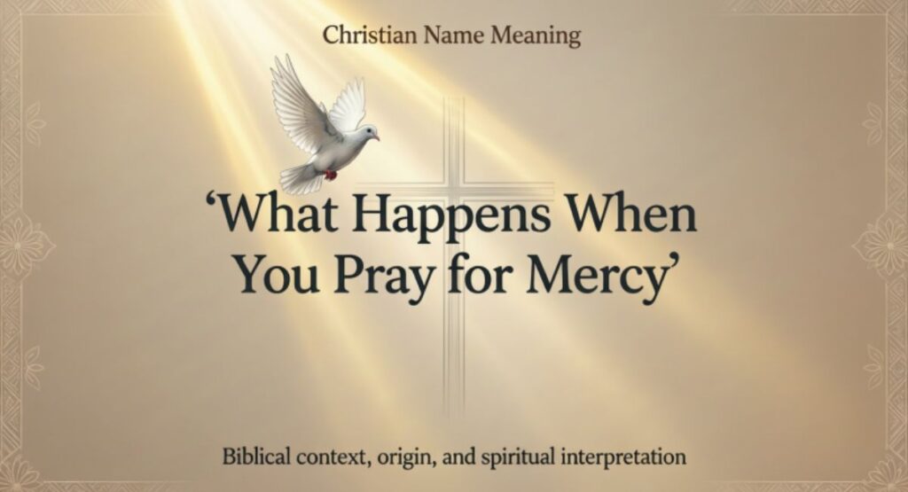 What Happens When You Pray for Mercy