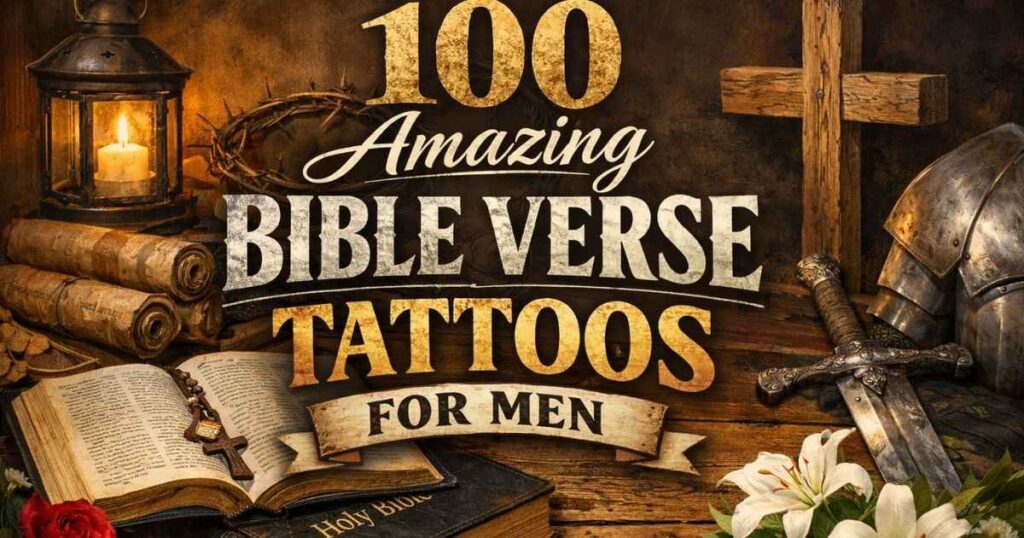 100 Amazing Bible Verse Tattoos for Men