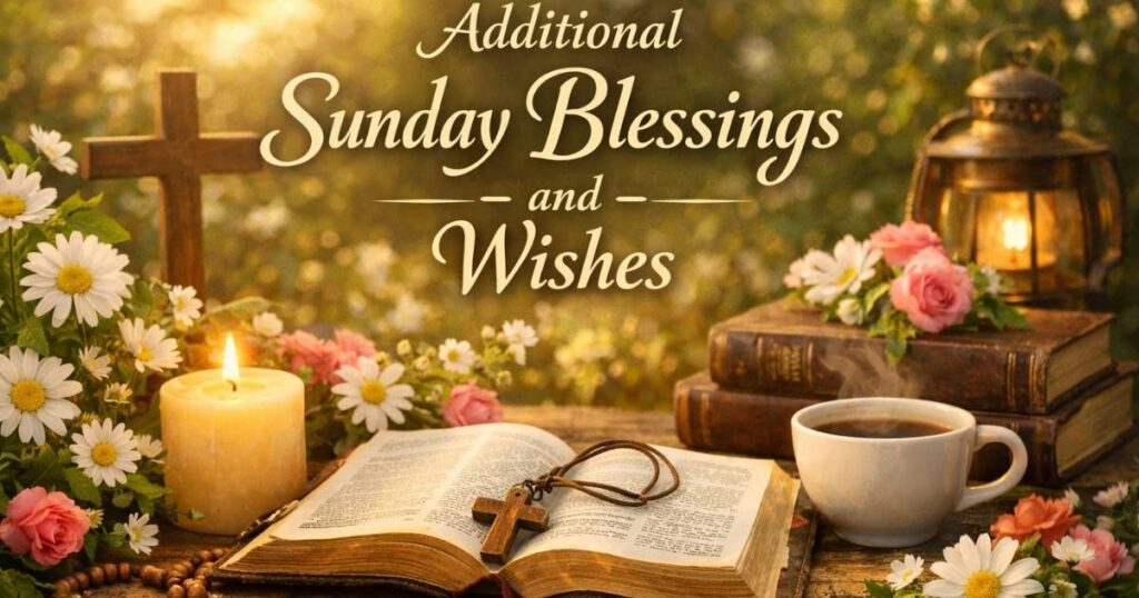 Additional Sunday Blessings and Wishes