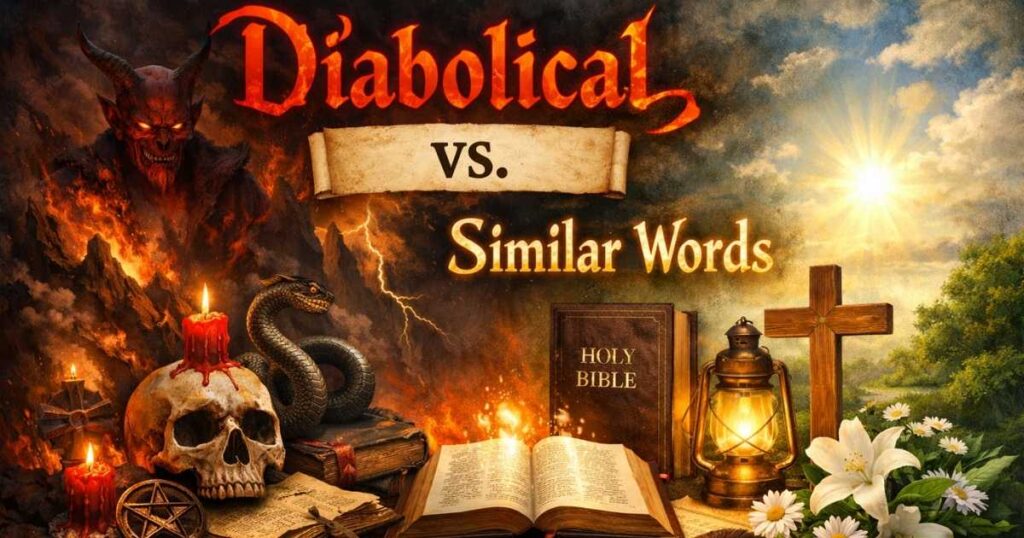 Diabolical vs. Similar Words
