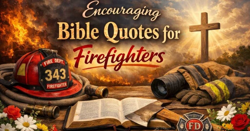 Encouraging Bible Quotes for Firefighters
