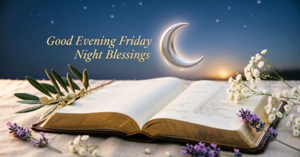 Good Evening Friday Night Blessings 🌜