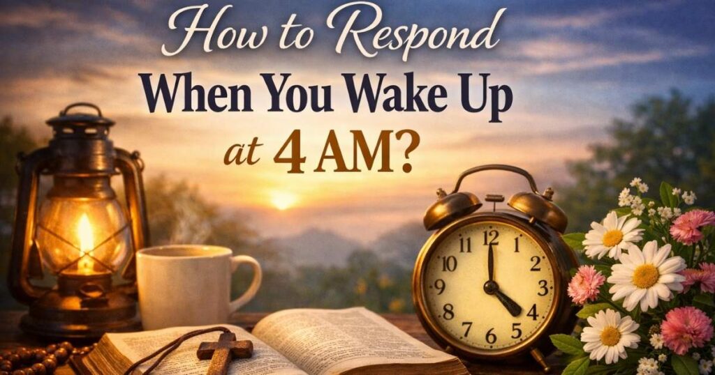 How to Respond When You Wake Up at 4 AM