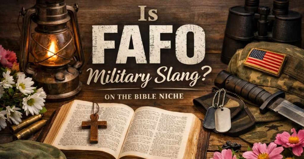 Is FAFO Military Slang?