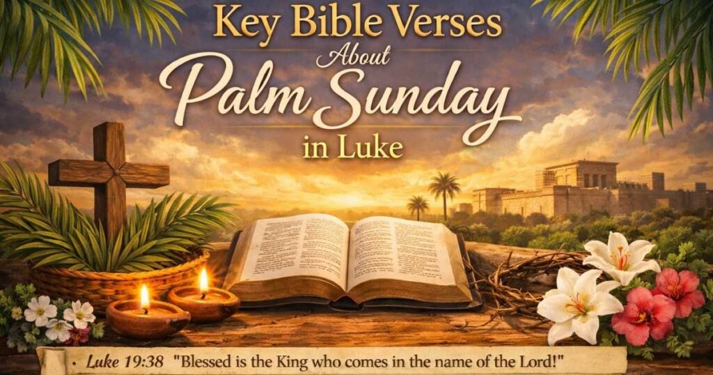 Key Bible Verses About Palm Sunday in Luke