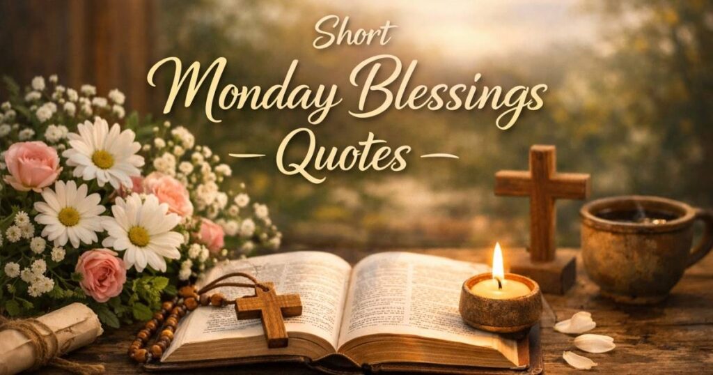 Short Monday Blessings Quotes