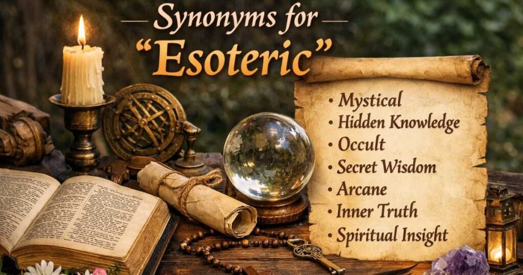 Synonyms for "Esoteric"