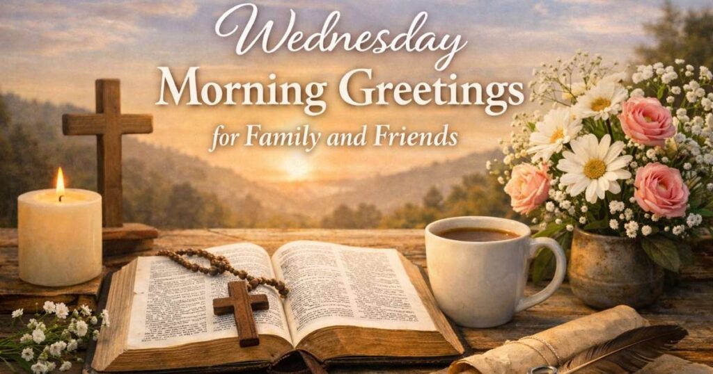 Wednesday Morning Greetings for Family and Friends