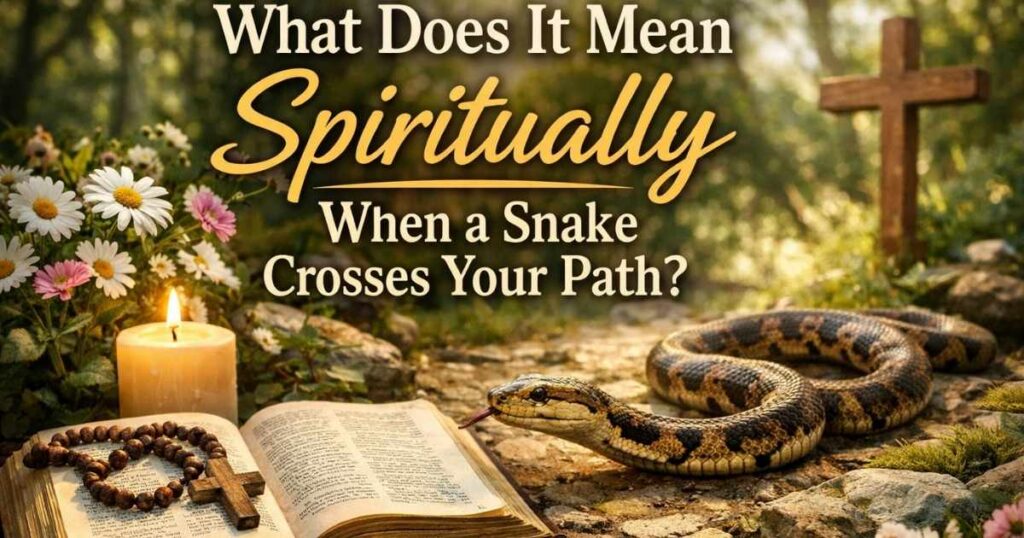 What Does It Mean Spiritually When a Snake Crosses Your Path?