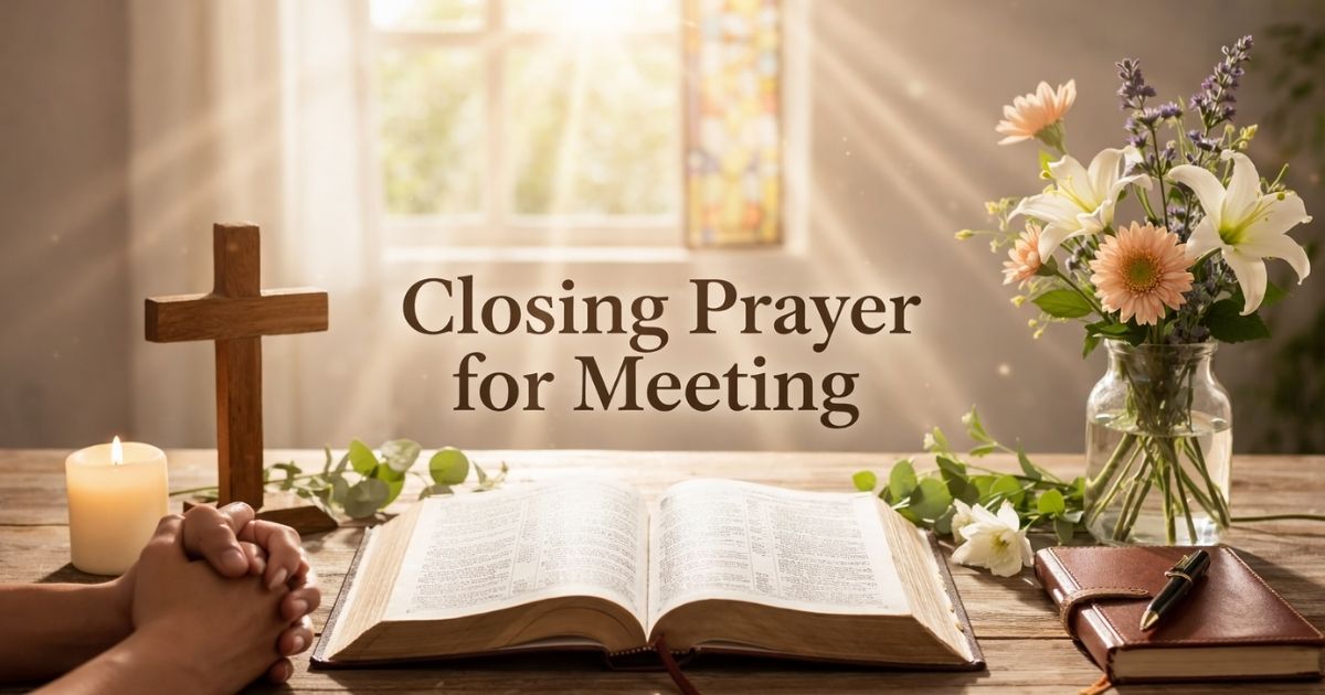 closing prayer for meeting