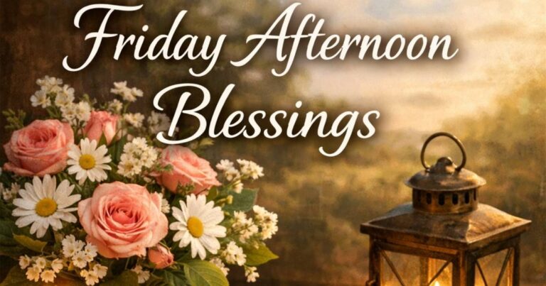 friday afternoon blessings