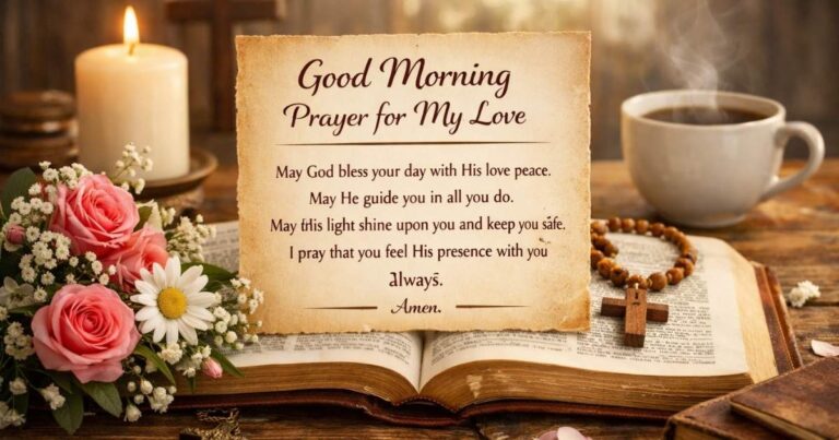 good morning prayer for my love