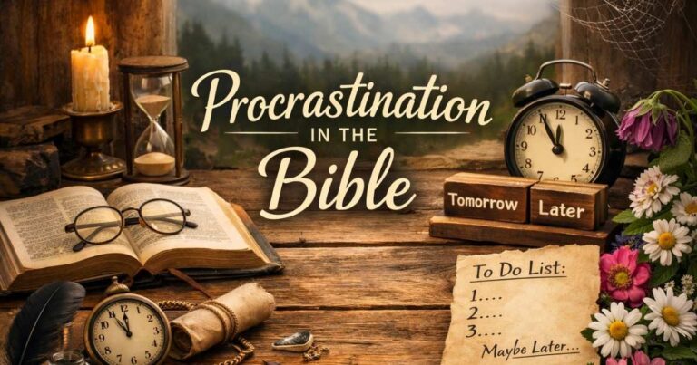 procrastination in the bible
