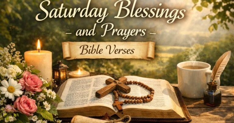 saturday blessings and prayers bible verses