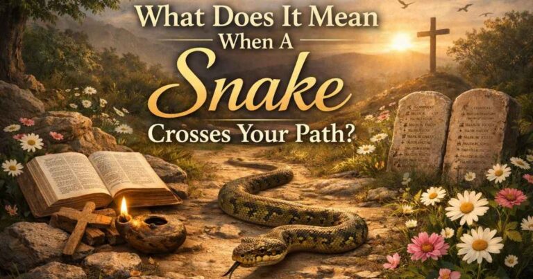 what does it mean when a snake crosses your path
