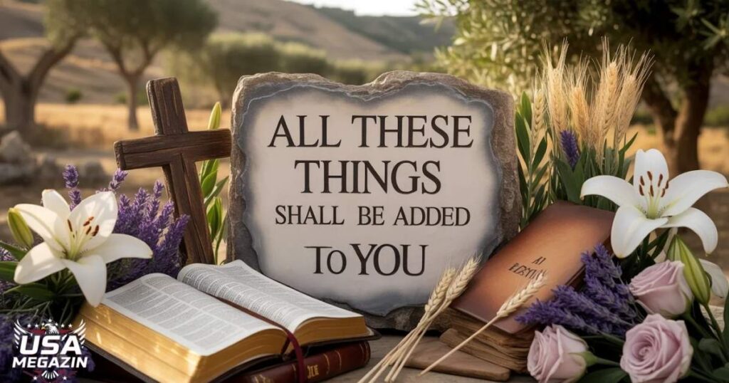 All These Things Shall Be Added To You