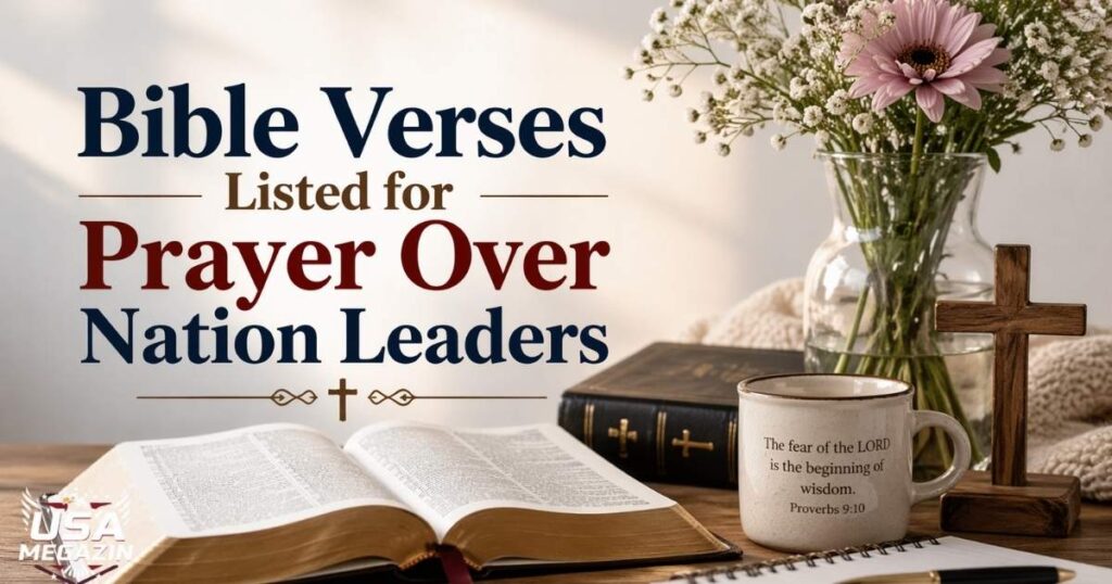 Bible Verses Listed for Prayer Over Nation Leaders