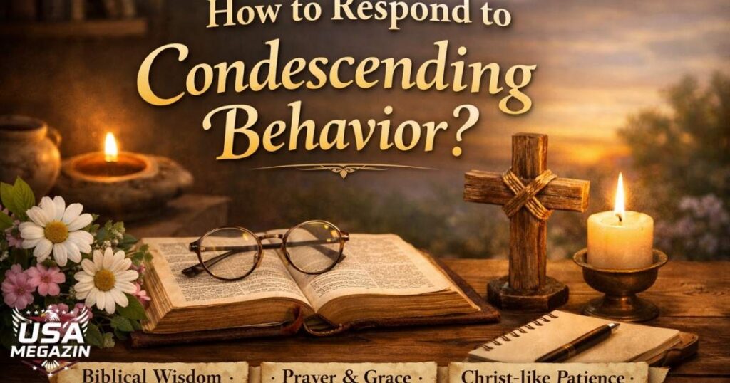 How to Respond to Condescending Behavior?