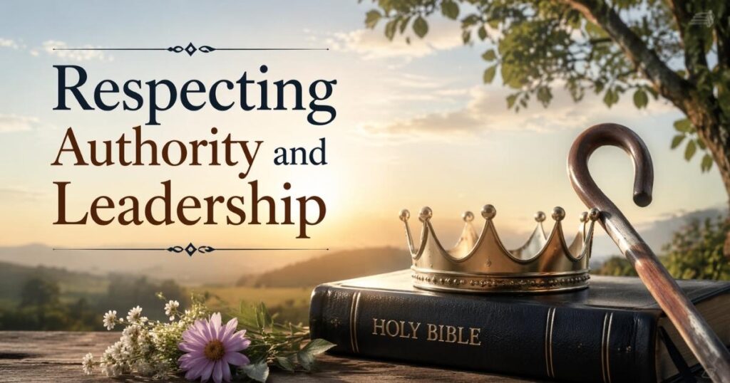 Respecting Authority and Leadership