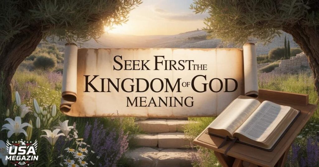 Seek First The Kingdom Of God Meaning