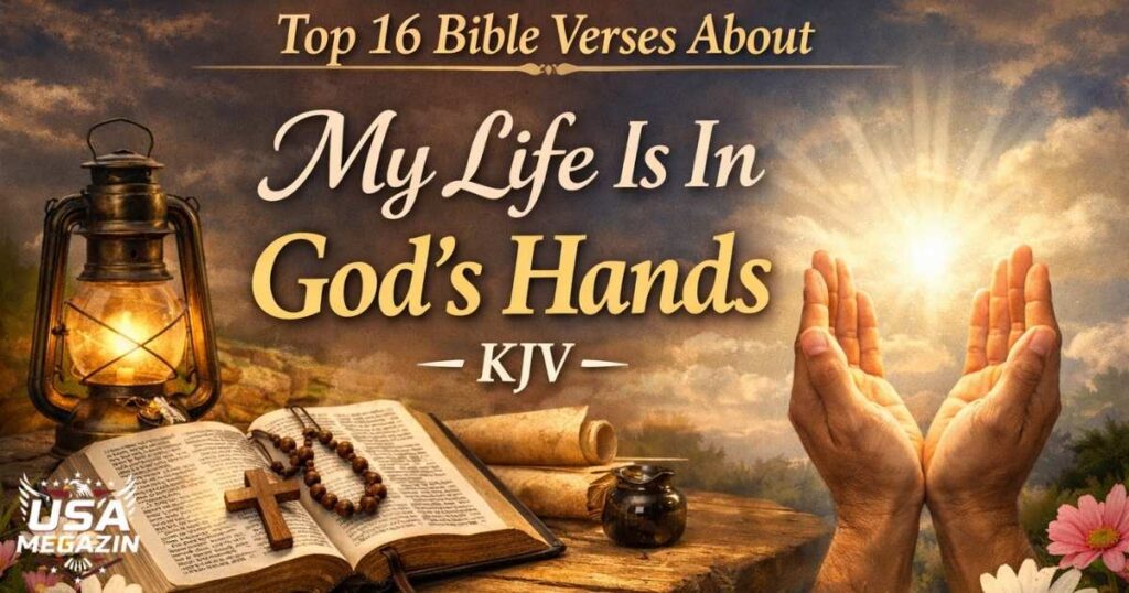 Top 16 Bible Verses About My Life Is In God's Hands – KJV