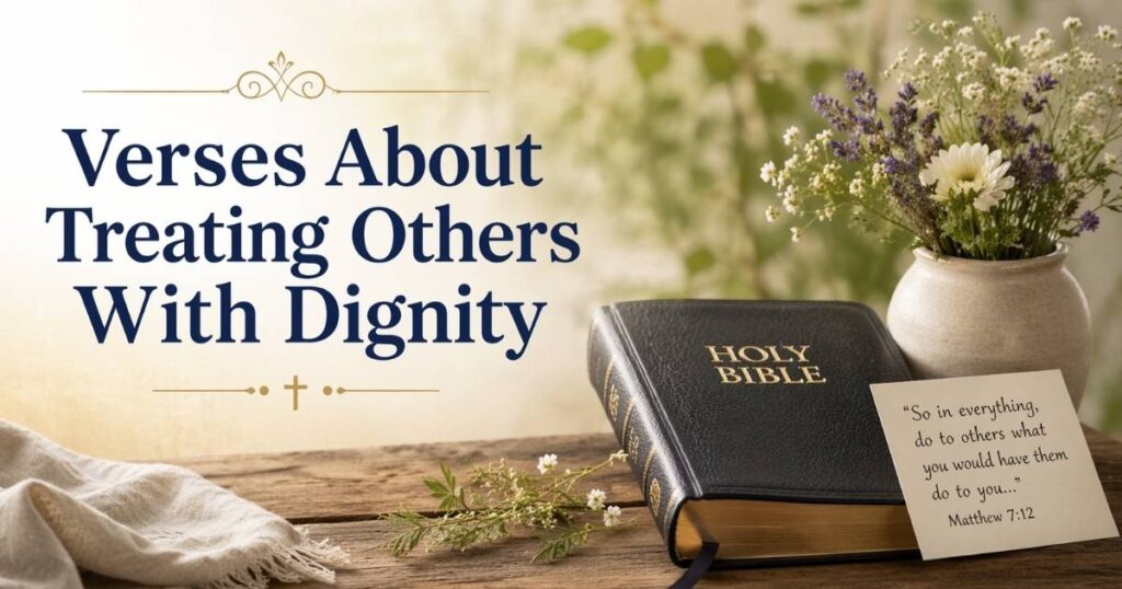Verses About Treating Others With Dignity