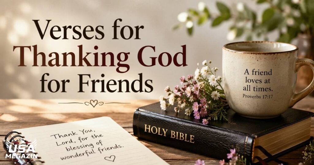 Verses for Thanking God for Friends