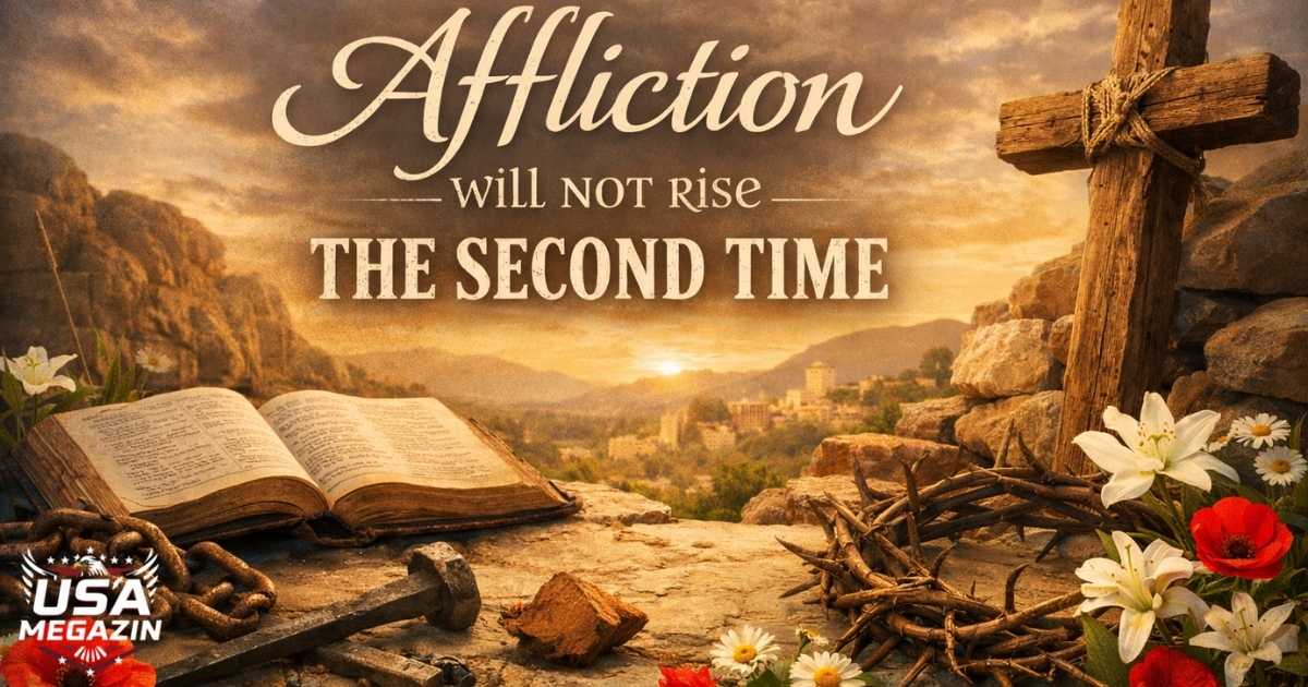 affliction will not rise the second time
